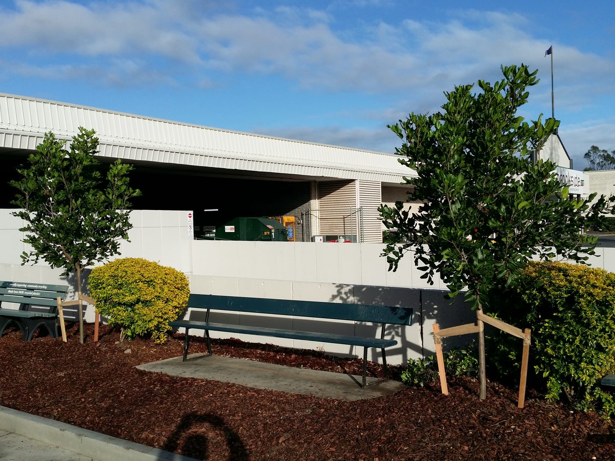 A commercial office landscape under construction